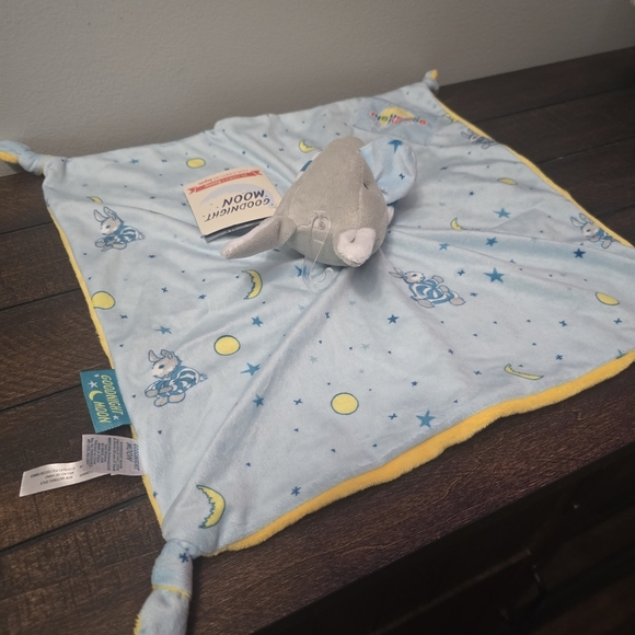 Goodnight Moon Baby Lovey And Bunny Security Blanket Satin Plush Kohls Cares - Picture 5 of 15